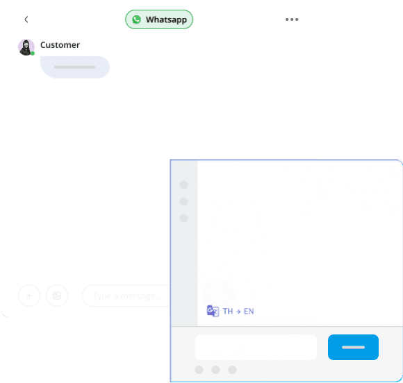 Real-time translation chat