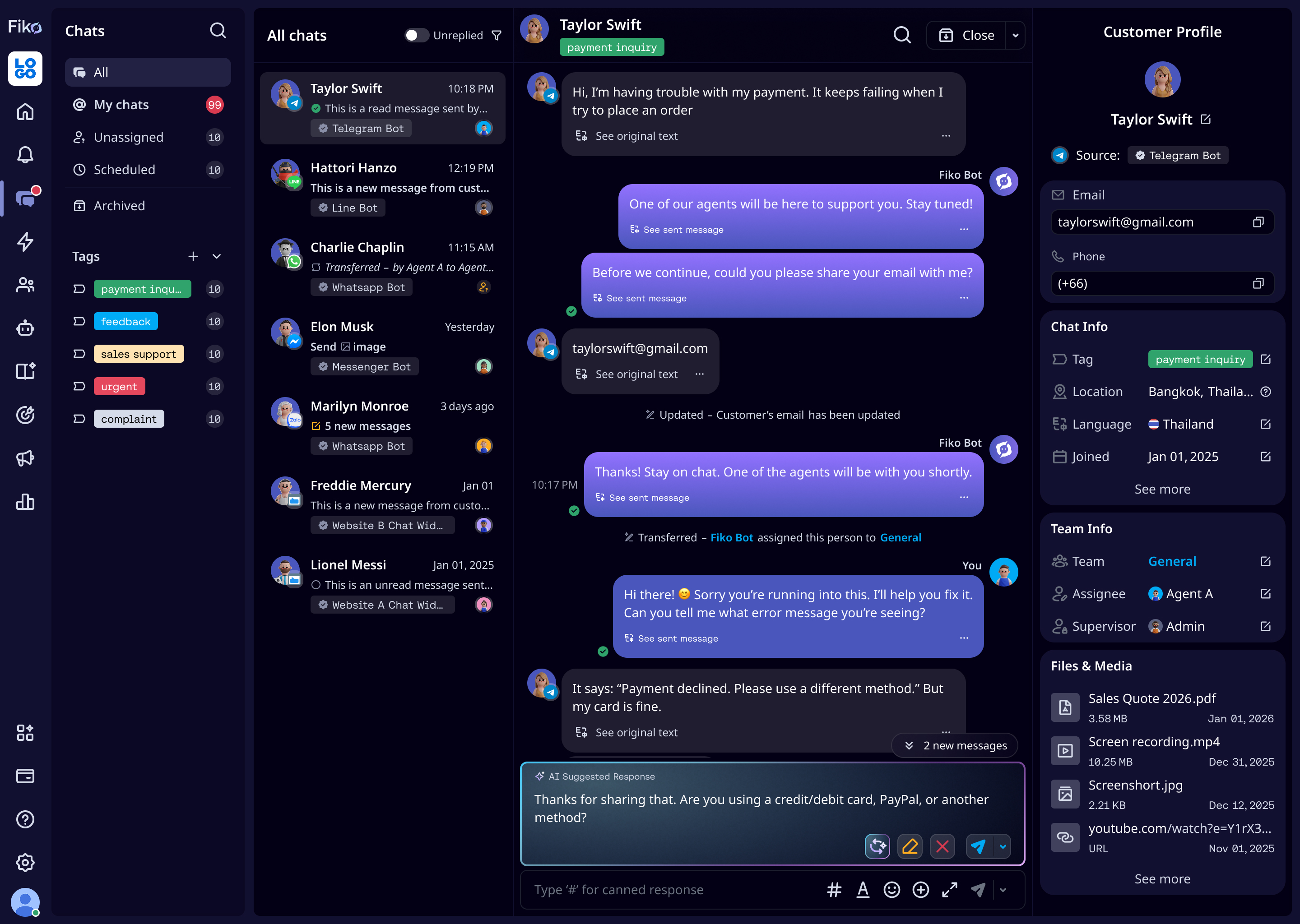 Fiko unified inbox